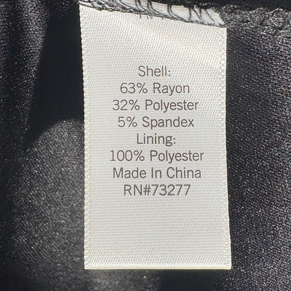 Apt 9 Women’s Elegant Black Flowy Stretchy Dress SZ M - Picture 3 of 7